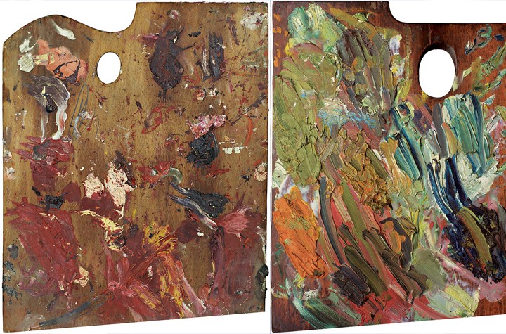 Photographic Portraits of Famous Artist’s Paint Palettes by Matthias Schaller
