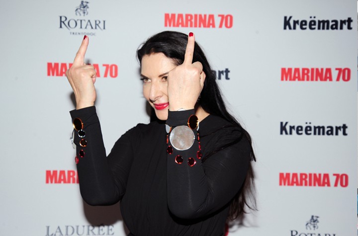 Marina Abramović Bashed on Head in the Name of 