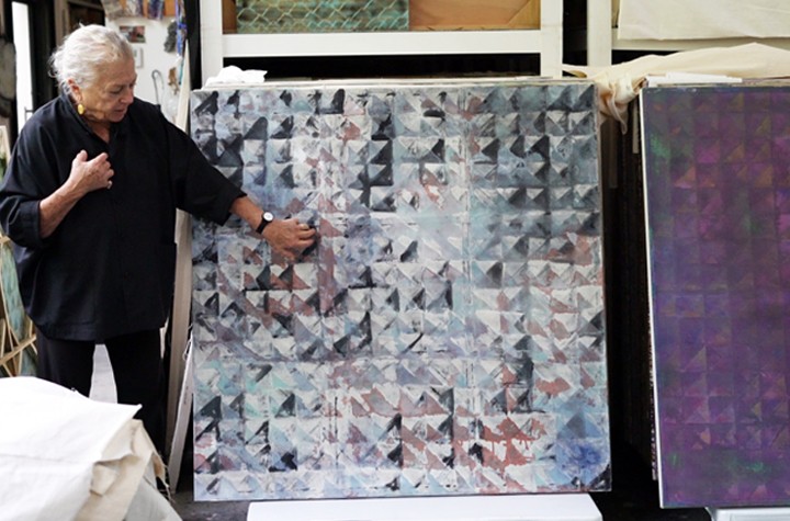 Grids : A selection of Paintings by Lynne Golob Gelfman at Perez Art Museum