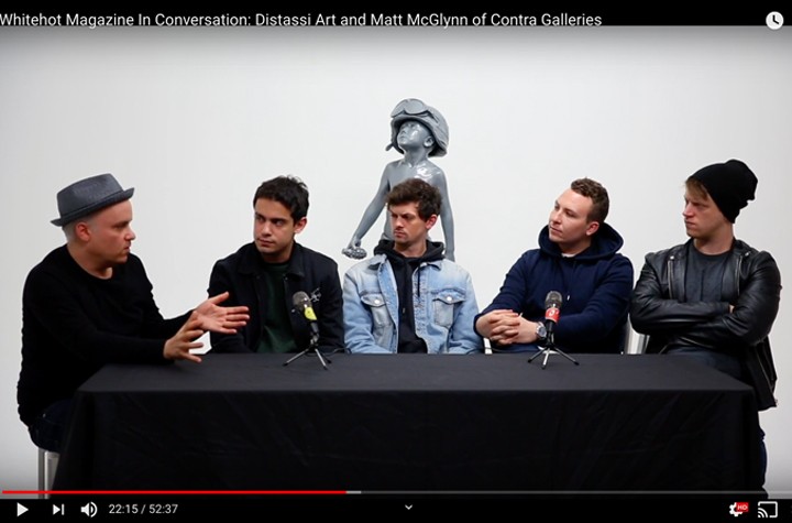VIDEO PODCAST: Noah Becker with Michael Howes, Ed Sanders, and Boe Distassi of London's Distassi Art Moderated by Matt McGlynn of Contra Galleries