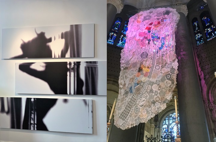 Eva Petric at St. John’s the Divine and Galerie Mourlot