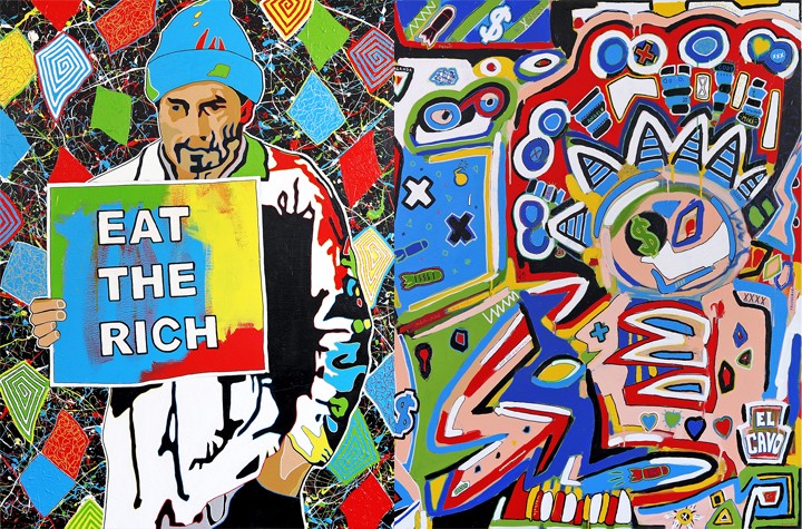 From Street to Studio El Cavo embraces the color, vitality, pain of now
