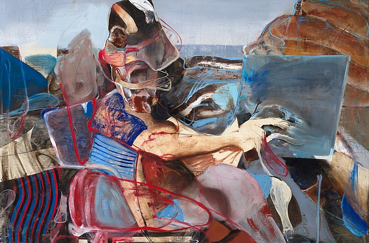 Adrian Ghenie: The Hooligans at Pace Gallery