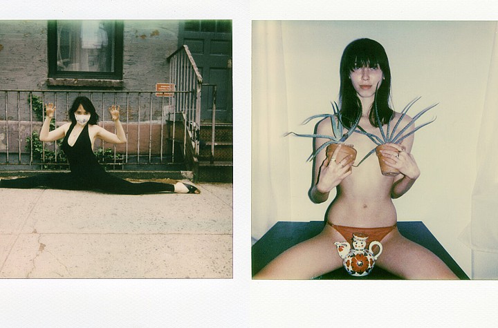 A photographer and a model found themselves stuck together in their small New York apartment with not much but a Polaroid camera, a 35mm camera and film.