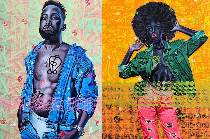 Afro Seduction: Anjel’s Colorful Canvases of Stylish Blacks