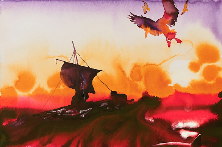 What Went Wrong: Alexis Rockman’s Shipwrecks, curated by Andrea Grover, at Guild Hall, East Hampton