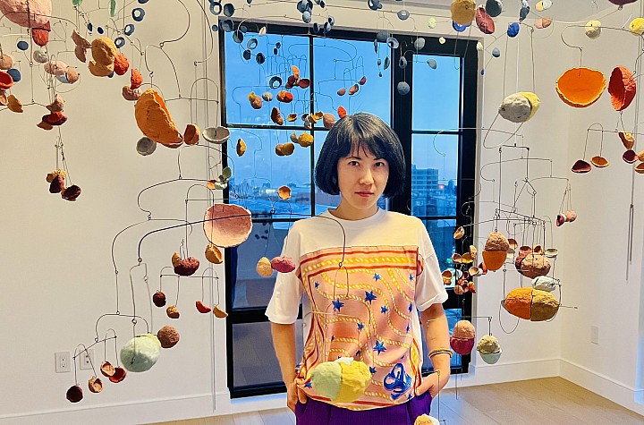 The (Remarkable) Lightness of Being: Yuko Nishikawa as part of a group exhibition at the Onna House, East Hampton, New York.
