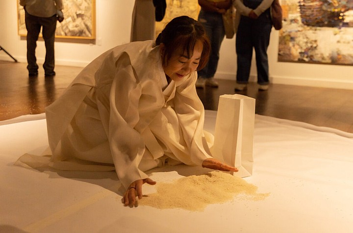 “Blood and Tears: Portrayals of Gwangju’s Democratic Struggle” at the Anya and Andrew Shiva Gallery
