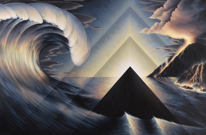 Kelly Berg’s Breakthrough Exhibition of Volcanoes and Pyramids at Craig Krull Gallery