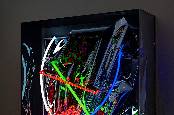 Anselm Reyle: Rainbow in the Dark at MoCA Westport