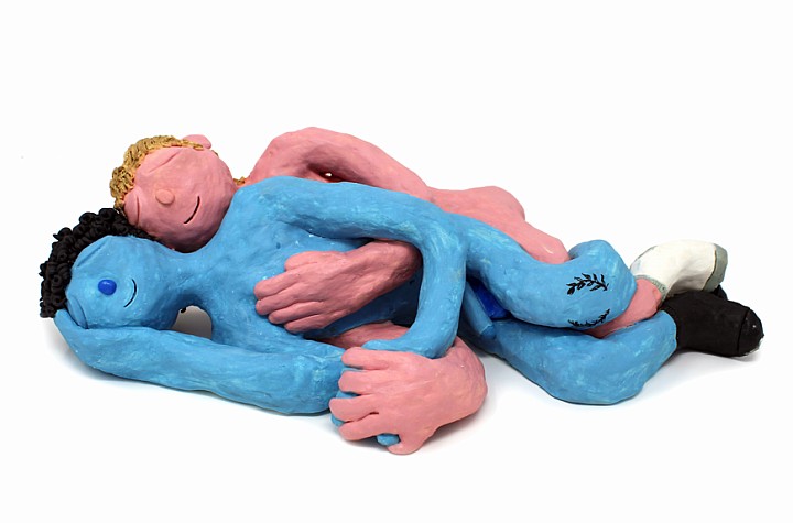 Colin J. Radcliffe comes clean with Dr. Lisa about the intimate relationships depicted in his sculptures.