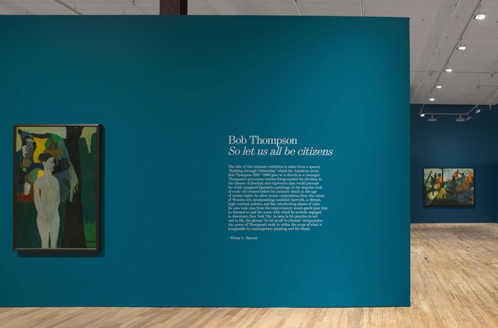 Bob Thompson: So let us all be citizens at 52 Walker, New York