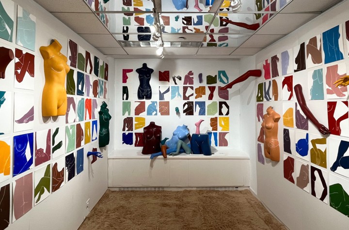 Reimagining Matisse’s lines through the lens of a teasing voyeur: “Dot not Disturb” at SPRING/BREAK ART SHOW’s Wild Card!