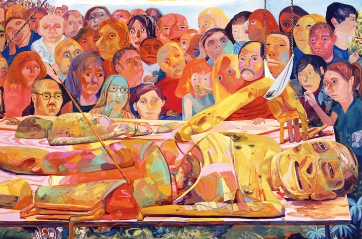 Dana Schutz: Le Monde Visible at the Musée d’Art Moderne de Paris