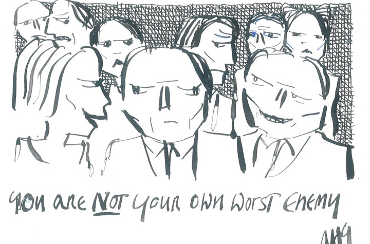 Cartoon by Anthony Haden-Guest