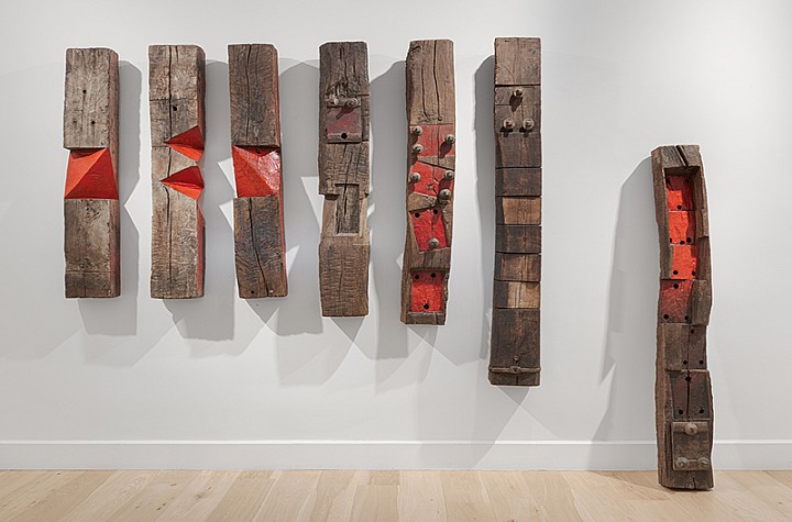 The painter in the forest: Agustín Ibarrola  Lucía Mendoza gallery  Madrid, Spain
