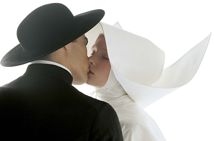 Sacredness and provocation in the photographs of Oliviero Toscani.