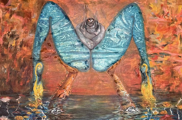 Annu Yadav Gold God Meat March 27 - April 6, 2025 Reception: March 27, 6 - 9 pm