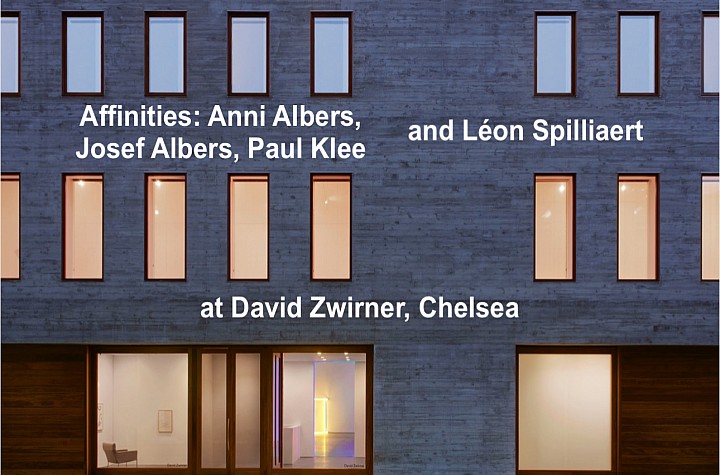 Affinities: Anni Albers, Josef Albers, Paul Klee Abstraction and Léon Spilliaert at David Zwirner, Chelsea.