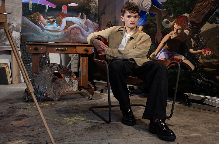 Leo Frontini has quickly established himself as a painter to watch