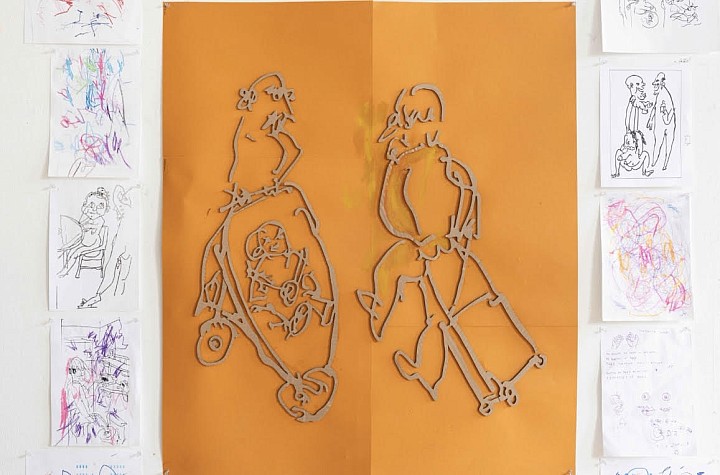 Last chance to see Joey Frank's Fatherhood Notes at Drama Gallery