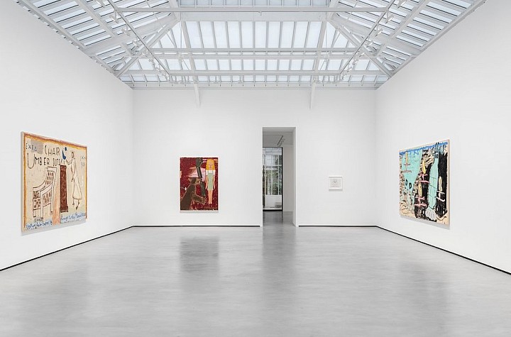 Rose Wylie’s Henri, Egypt…Bette, Bear at David Zwirner Paris