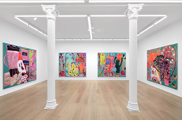 Katherine Bernhardt’s Peanut Butter and Jelly makes you feel happy to be alive