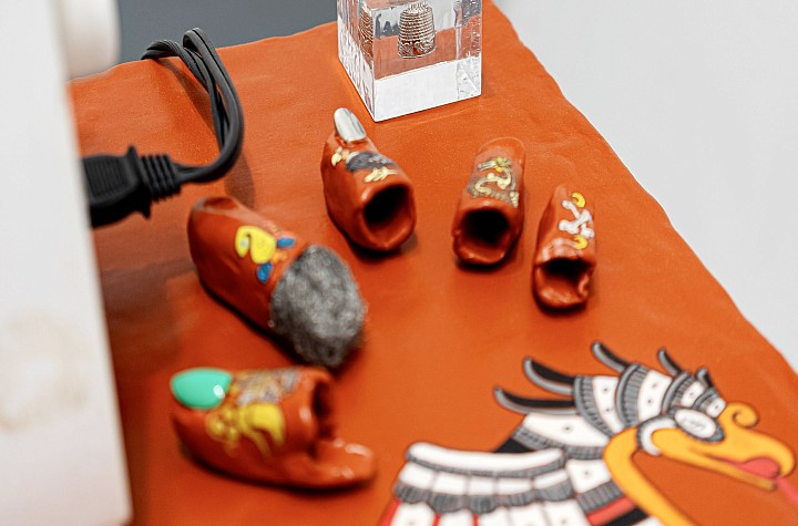 Sweat. Clack Clack. Torrential. On Jamie Martinez's My Mother's Labor: The Machines at GHOSTMACHINE Gallery