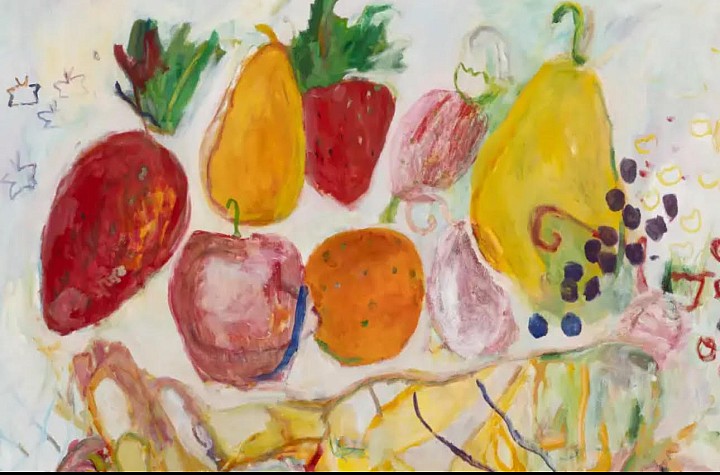 The floating fruit in Adrienne Rubenstein’s Fruit Business