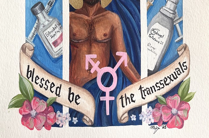 “Ritual of self creation:” Monique Poisson-Fast’s divine trans triptych