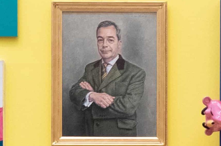 Nigel Farage ‘Mr Brexit’ portrait fails to attract buyers at art show